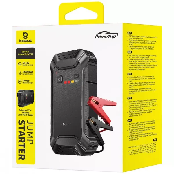 Пусковий Пристрій Baseus PrimeTrip VJ1 Car Jump Starter 12000 mAh