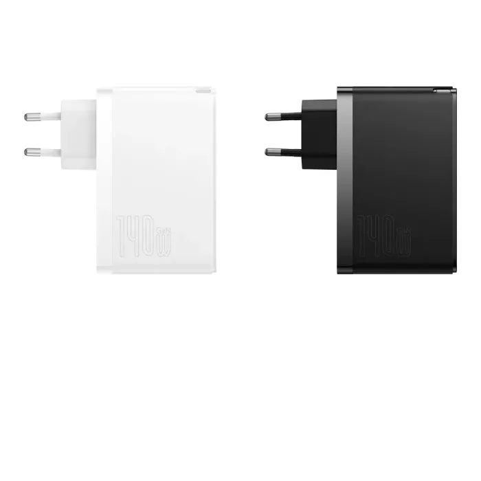 МЗП Baseus GaN5 Pro 140W (2 x Type-C + USB) + Кабель Type-C + Type-C)