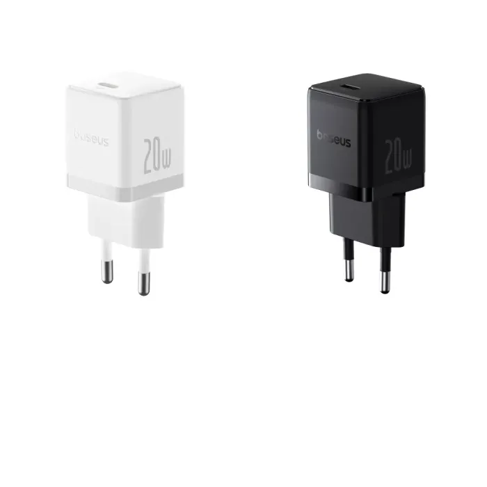 МЗП Baseus Palm Fast Charger Type-C 20W (With Cable Type-C to Type-C 60W 1m)
