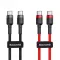 Кабель Baseus Cafule Type-C to Type-C PD 2.0 60W (1m)