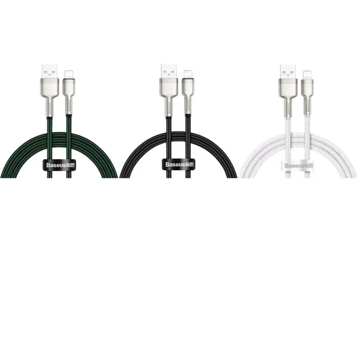 Кабель Baseus Cafule Metal Lightning 2.4A (2m)
