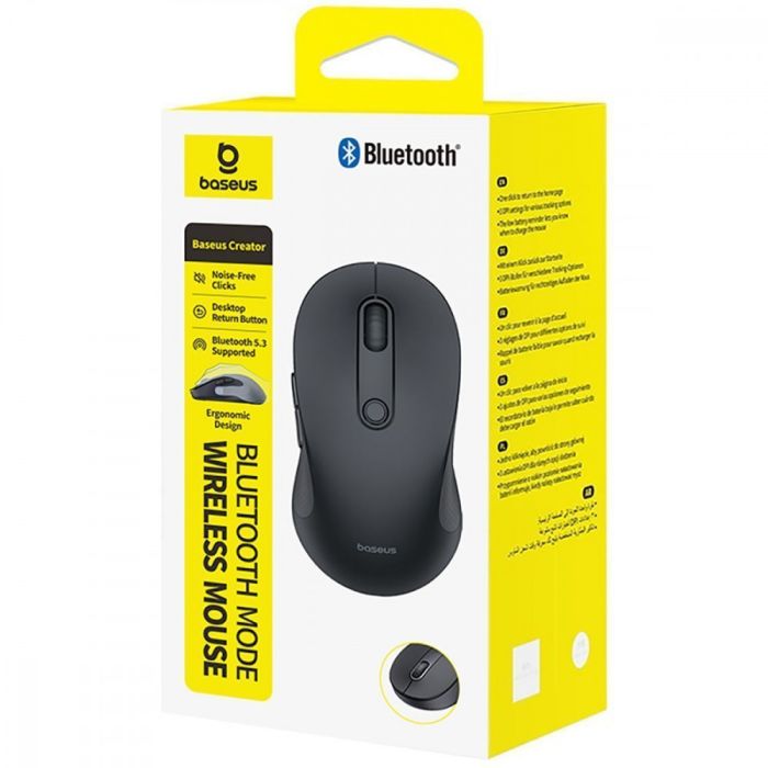 Бездротова Комп'ютерна Миша Baseus F02 Ergonomic Wireless Mouse (without Battery)