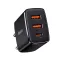 МЗП Baseus Compact Quick Charger 30W QC+ PD (1Type-C + 2USB)
