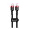 Кабель Baseus Cafule Type-C to Type-C PD 2.0 60W (2m)