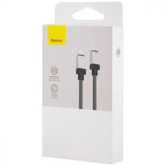 Кабель Baseus CoolPlay Series Fast Charging Type-C to Type-C 100W (1m)
