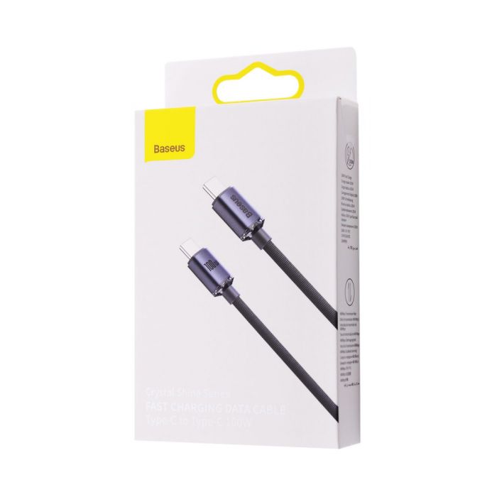 Кабель Baseus Crystal Shine Series Type-C to Type-C 100W (1.2m)