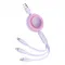 Кабель Baseus Bright Mirror 2 Series 3-in-1 (Micro USB+Lightning+Type-C) 66W (1.1m)