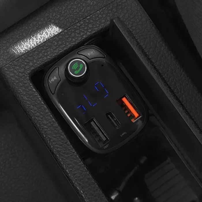 АЗП Baseus FM Launcher S-13 36W (PD+QC3.0) Type-C+2USB