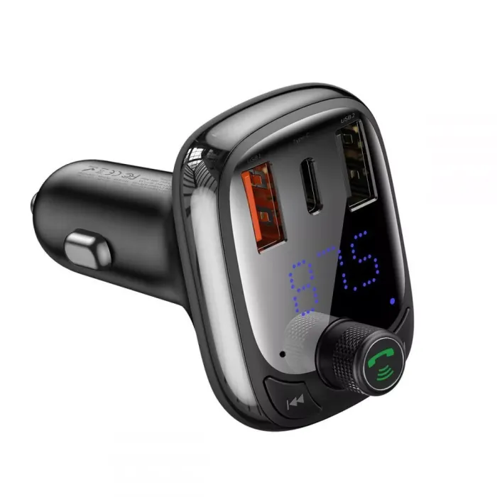 АЗП Baseus FM Launcher S-13 36W (PD+QC3.0) Type-C+2USB
