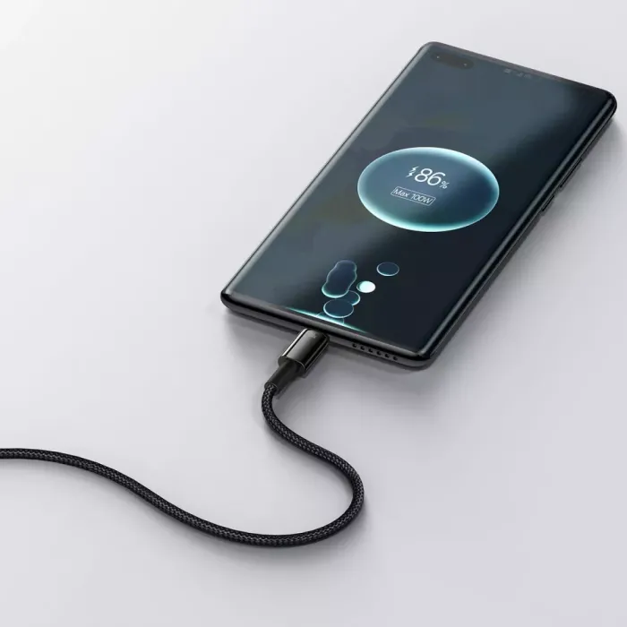 Кабель Baseus Tungsten Gold Fast Charging USB to Type-C 100W (2m)