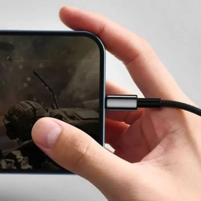 Кабель Baseus Tungsten Gold Fast Charging Lightning 2.4A (1m)