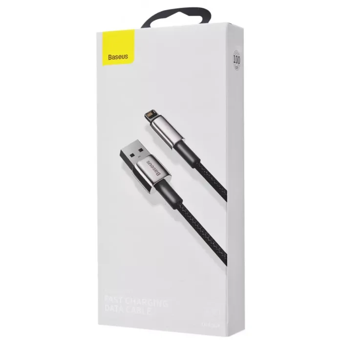 Кабель Baseus Tungsten Gold Fast Charging Lightning 2.4A (1m)