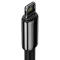Кабель Baseus Tungsten Gold Fast Charging Lightning 2.4A (1m)