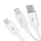 Кабель Baseus Superior Series Fast Charging 3-in-1 (Micro USB+Lightning+Type-C) 3.5A (1.5m)