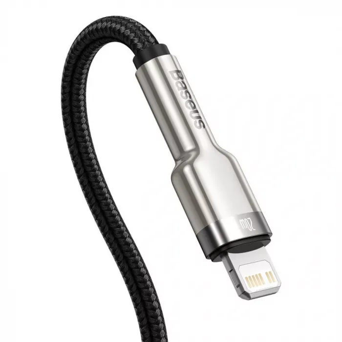 Кабель Baseus Cafule Metal Type-C to Lightning PD 20W (2m)