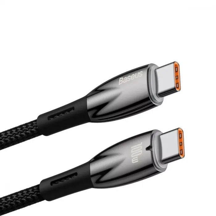 Кабель Baseus Glimmer Series Fast Charging Type-C to Type-C 100W (1m)