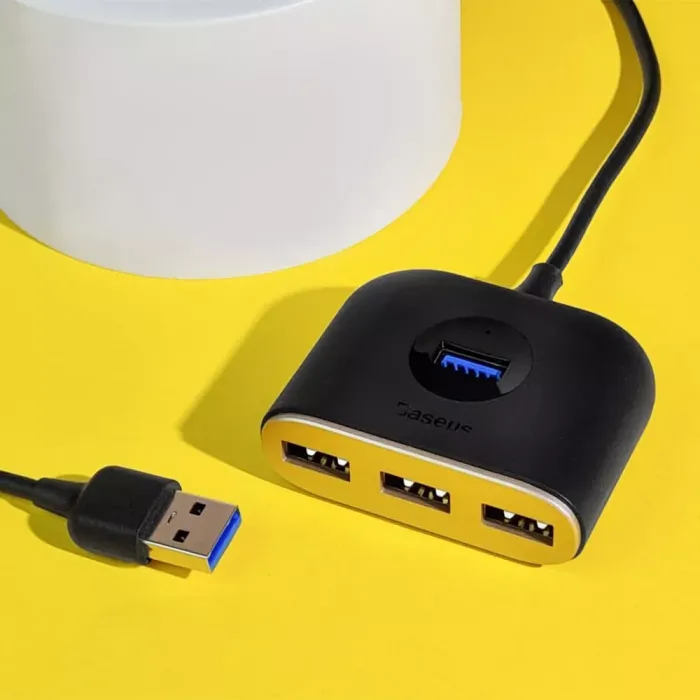 USB-Хаб Baseus Square Round USB to USB 3.0 + 3USB 2.0 (1m)