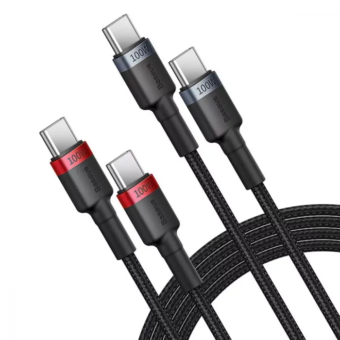 Кабель Baseus Cafule Type-C to Type-C 100W 2m (2pcs)