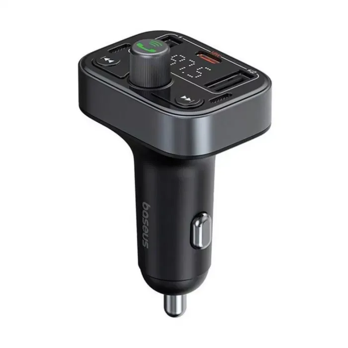 АЗП Baseus FM Launcher S-09 Pro 35W (PD+QC3.0) Type-C+2USB