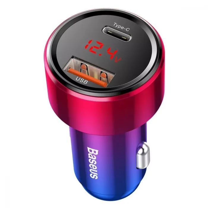 АЗП Baseus Magic Series Digital Display PD 3.0 QC 4.0+ 45W USB + Type-C