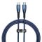 Кабель Baseus Glimmer Series Fast Charging Type-C to Type-C 100W (1m)