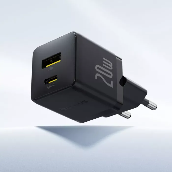 МЗП Baseus Palm Fast Charger Type-C+USB 20W