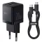 МЗП Baseus Palm Fast Charger Type-C+USB 20W (With Cable Type-C to Type-C 60W 1m)