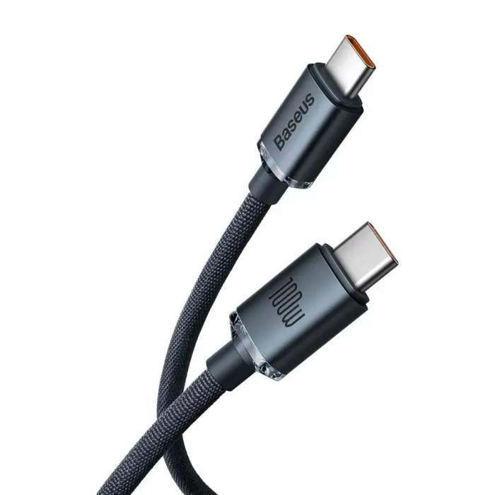 Кабель Baseus Crystal Shine Series Type-C to Type-C 100W (1.2m)
