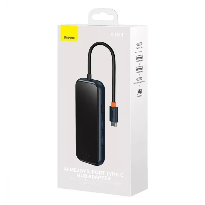 Type-C-Хаб Baseus AcmeJoy 5-Port Type-C HUB