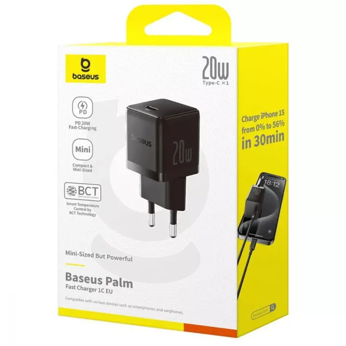 МЗП Baseus Palm Fast Charger Type-C 20W