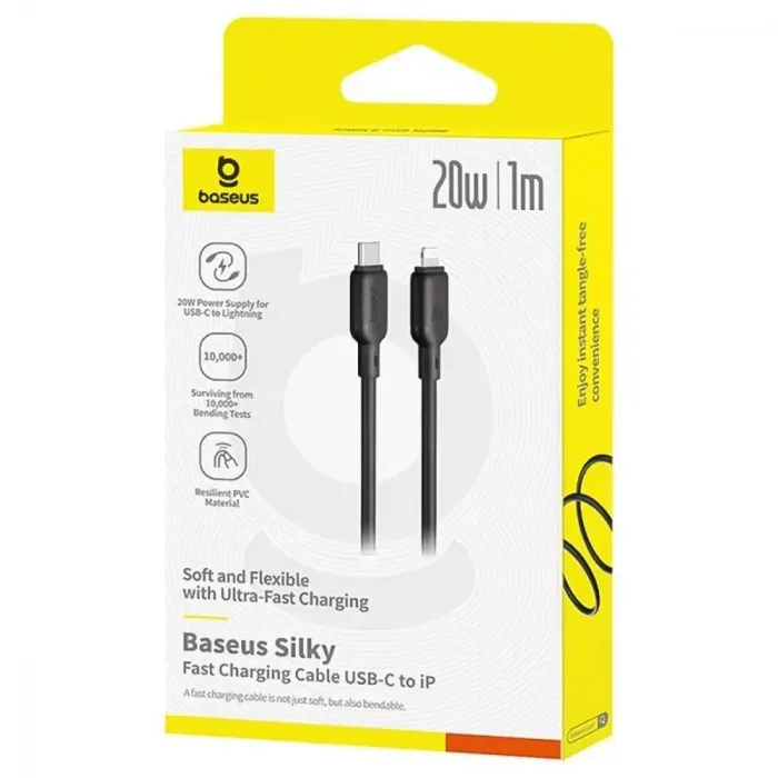 Кабель Baseus Silky Series Fast Charging Type-C to Lightning 20W (1m)