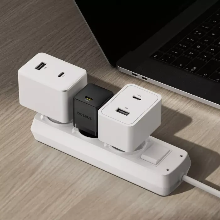МЗП Baseus Palm Fast Charger Type-C 20W (With Cable Type-C to Type-C 60W 1m)