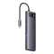 USB-Хаб Baseus Metal Gleam Series 12-in-1 (Type-C to HDMI+USB3.1*2+USB3.0*2+Type-C 3.1+PD+RJ45+SD/TF