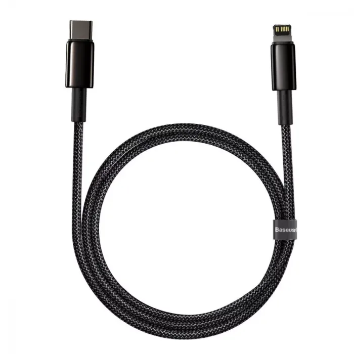 Кабель Baseus Tungsten Gold Fast Charging Type-C to Lightning PD 20W (1m)