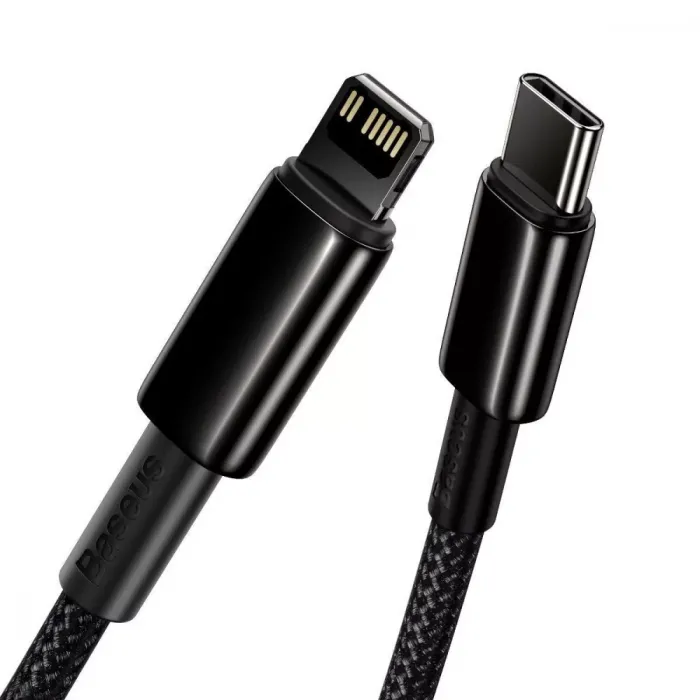 Кабель Baseus Tungsten Gold Fast Charging Type-C to Lightning PD 20W (1m)