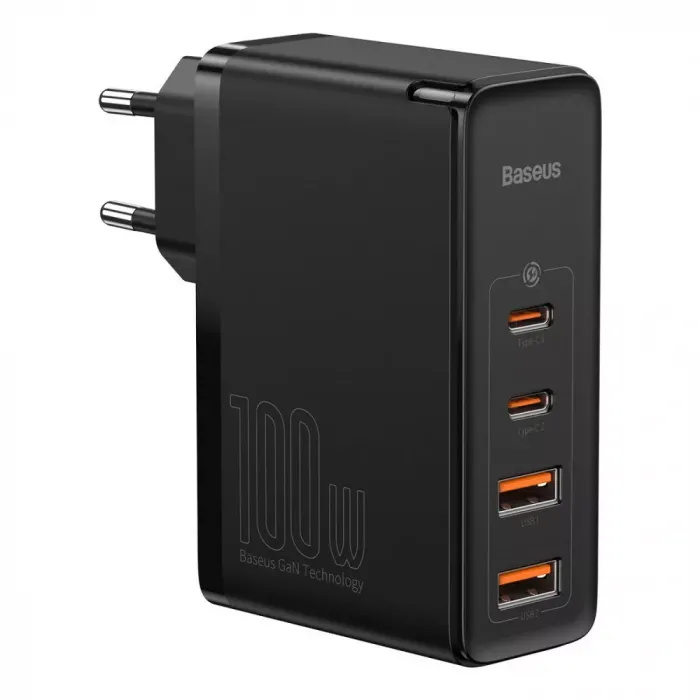 МЗП Baseus GaN2 Pro Quick Charger 100W (2Type-C + 2USB)