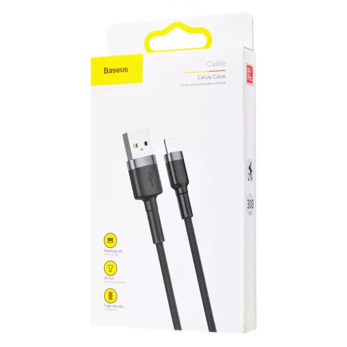 Кабель Baseus Cafule Lightning Cable 2A (3m)