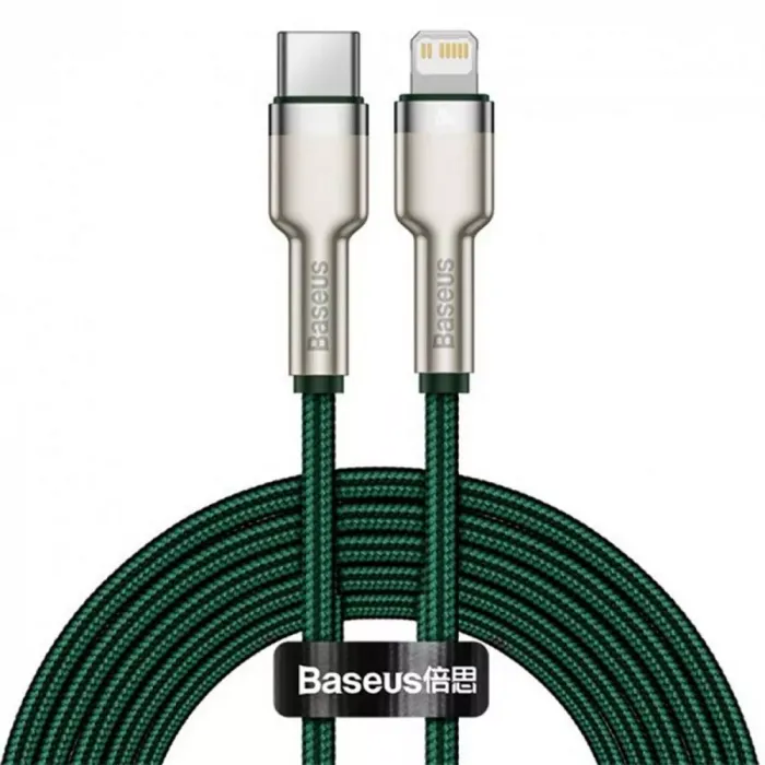 Кабель Baseus Cafule Metal Type-C to Lightning PD 20W (2m)