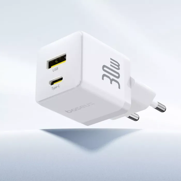 МЗП Baseus Palm Fast Charger Type-C+USB 30W