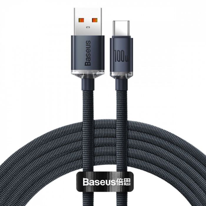 Кабель Baseus Crystal Shine Series Fast Charging Type-C 100W (2m)