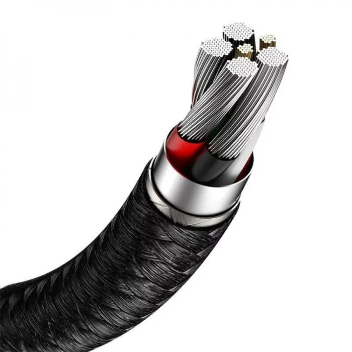 Кабель Baseus Cafule Metal Data Type-C 66W (0.25m)