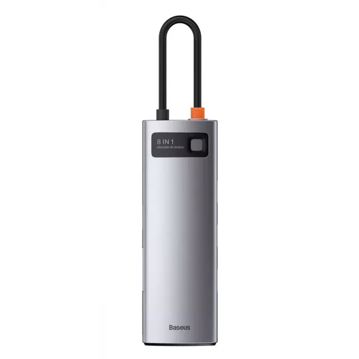 USB-Хаб Baseus Metal Gleam Series 8-in-1 Type-C