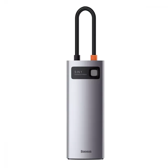 USB-Хаб Baseus Metal Gleam Series 5-in-1 Type-C