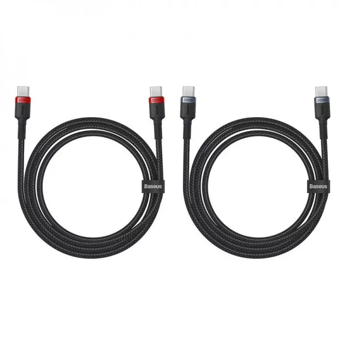 Кабель Baseus Cafule Charging Type-C to Type-C 100W 1м (2pcs)
