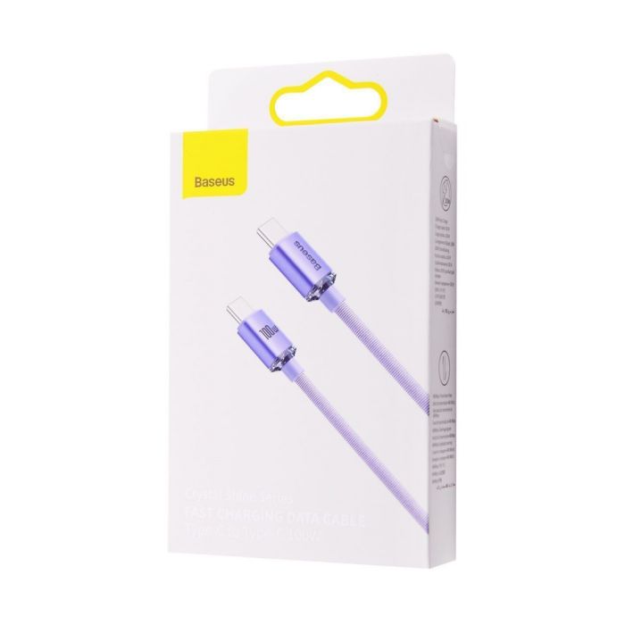 Кабель Baseus Crystal Shine Series Type-C to Type-C 100W (2m)