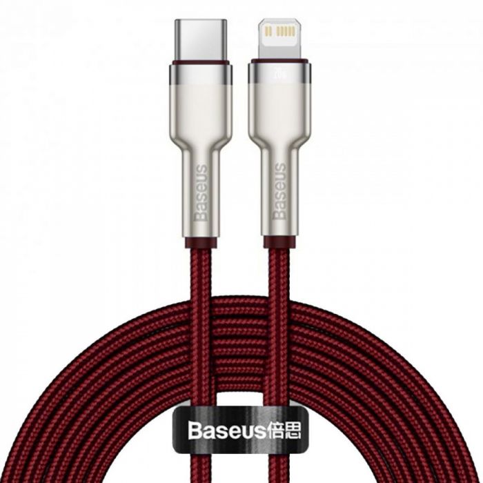Кабель Baseus Cafule Metal Type-C to Lightning PD 20W (2m)