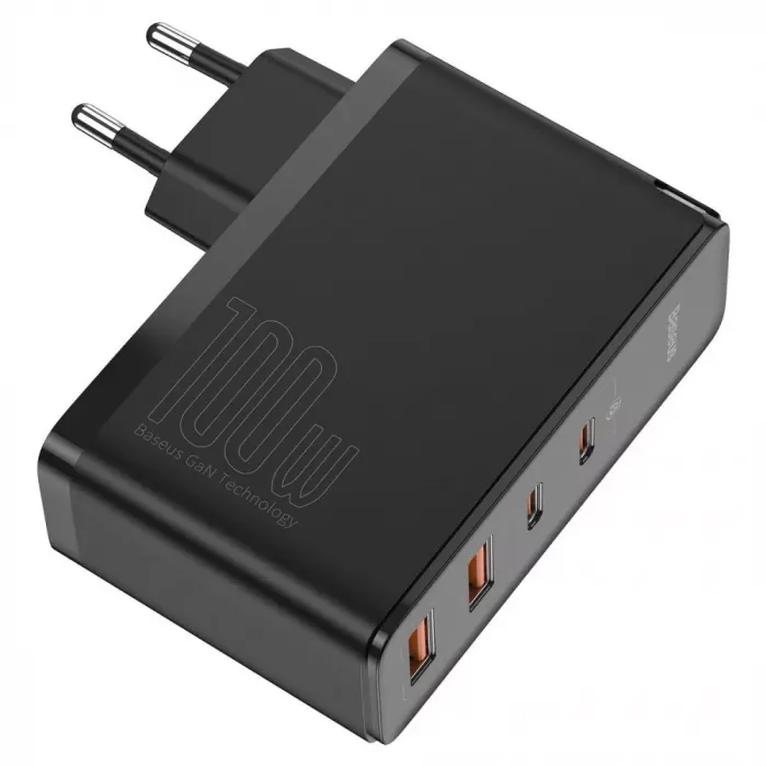 МЗП Baseus GaN2 Pro Quick Charger 100W (2Type-C + 2USB)