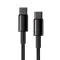 Кабель Baseus Tungsten Gold Fast Charging Type-C to Type-C 100W (1m)