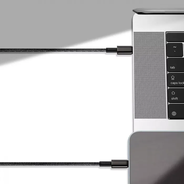 Кабель Baseus Tungsten Gold Fast Charging Type-C to Type-C 100W (1m)