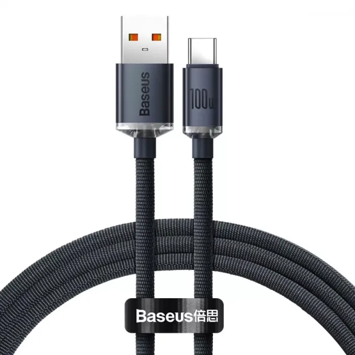 Кабель Baseus Crystal Shine Series Fast Charging Type-C 100W (1.2m)